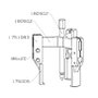 Extractor Forza 3 Patas Finas 110X125